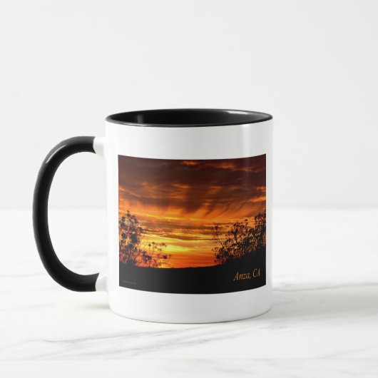 Sunset in Anza California Coffee Mok (Links)