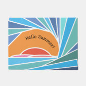 Sunset in Barrel Wave Deurmat (Voorkant)