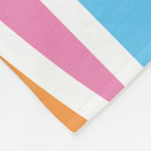 Sunset in Barrel Wave Fleece Deken (Hoek)
