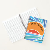 Sunset in Barrel Wave Notitieboek (Binnen)