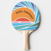 Sunset in Barrel Wave Tafeltennisbatje (Voorkant)