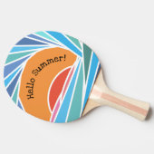 Sunset in Barrel Wave Tafeltennisbatje (Zijkant)