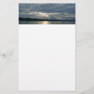 Sunset in British Columbia Canadian Seascape Briefpapier