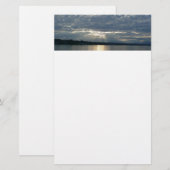 Sunset in British Columbia Canadian Seascape Briefpapier (Voorkant / Achterkant)
