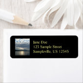 Sunset in British Columbia Canadian Seascape Etiket (Insitu)