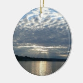 Sunset in British Columbia Canadian Seascape Keramisch Ornament (Links)