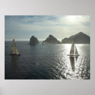 Sunset in Cabo Poster