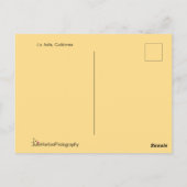 Sunset in Californië met Palm Trees Briefkaart (Achterkant)