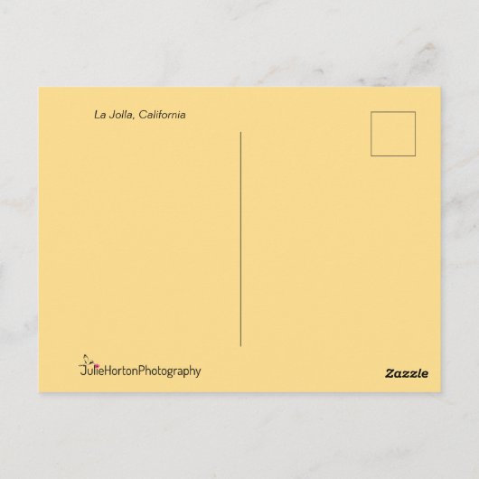 Sunset in Californië met Palm Trees Briefkaart (Achterkant)