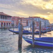 Sunset in Canal Grande Sticker (Voorkant)