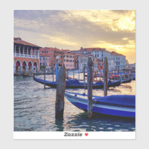 Sunset in Canal Grande Sticker