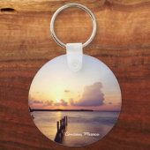 Sunset in Cancun Sleutelhanger (Voorkant)