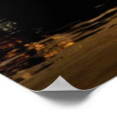 Sunset in City Lonrina, Brazilië Poster (Hoek)