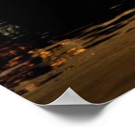 Sunset in City Lonrina, Brazilië Poster (Hoek)