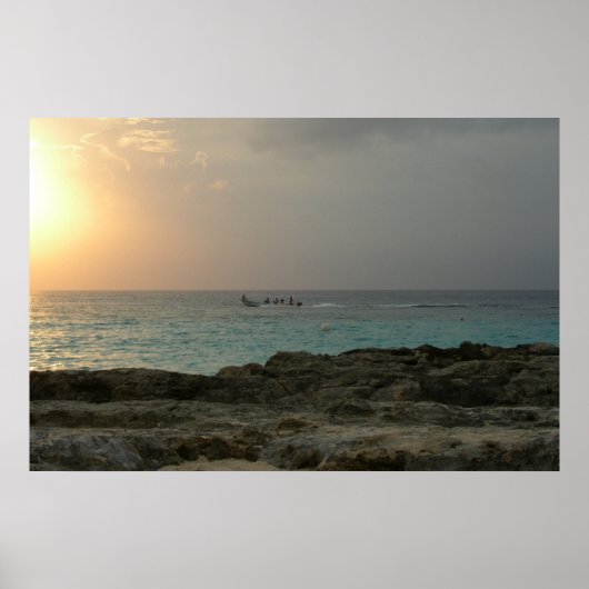 Sunset in Cozumel Poster (Voorkant)