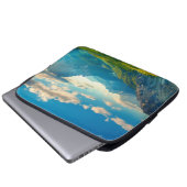 Sunset in de bergen laptop sleeve (Voorkant onderkant)