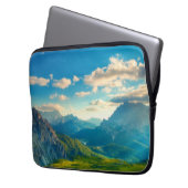 Sunset in de bergen laptop sleeve (Voorkant Links)