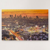 Sunset in de City of Angels Legpuzzel (Horizontaal)