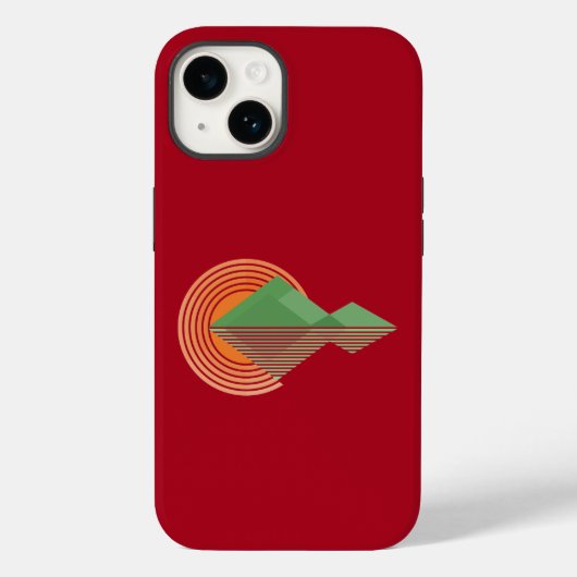 Sunset in de dal Hoesje-Mate iPhone case (Achterkant)