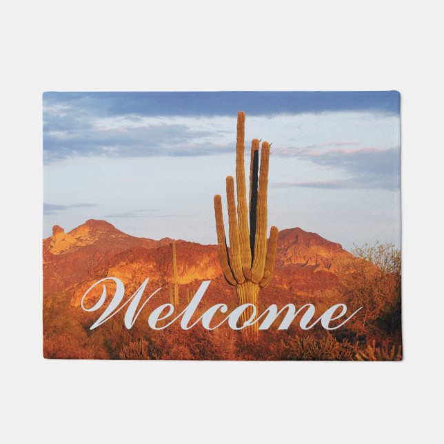 Sunset in de East Valley Deurmat (Voorkant)