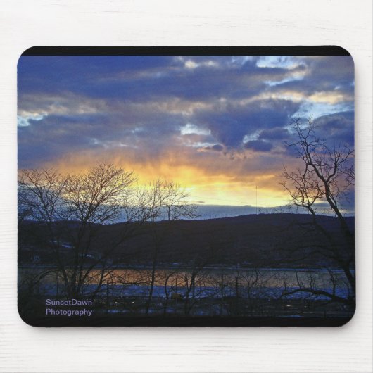 Sunset in de Hudson-vallei Muismat (Voorkant)