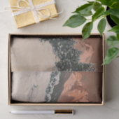 Sunset in de Kaisertal, Snowy Mountain, ontkoppeli Tissuepapier (Geschenk)