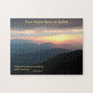 Sunset in de Smokies: Mtns bellen/Muir Legpuzzel