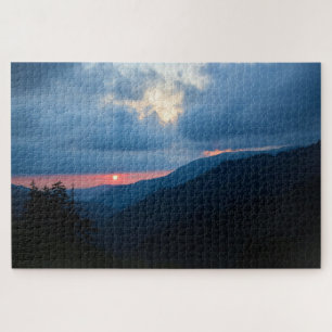 Sunset in de Smoky Mountains - 20x30 Legpuzzel