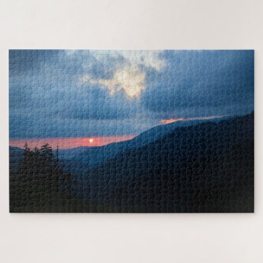 Sunset in de Smoky Mountains - 20x30 Legpuzzel (Horizontaal)
