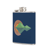 Sunset in de vallei heupfles (Links)