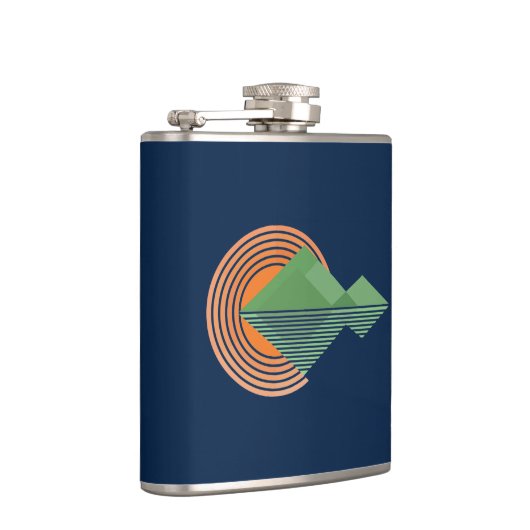 Sunset in de vallei heupfles (Rechts)