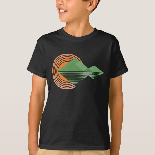 Sunset in de vallei t-shirt (Voorkant)
