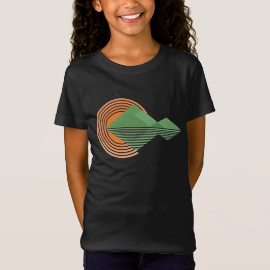 Sunset in de vallei t-shirt (Voorkant)