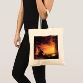 Sunset in de Yosemite Valley Canvas tas (Voorkant (product))