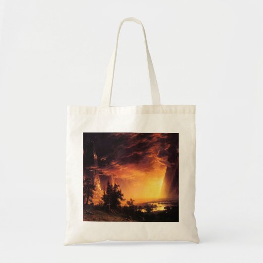 Sunset in de Yosemite Valley Canvas tas (Voorkant)