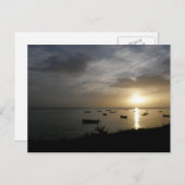 Sunset in Dominica Briefkaart (Voorkant / Achterkant)