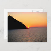 Sunset in Donostia - San Sebastian Briefkaart (Voorkant / Achterkant)