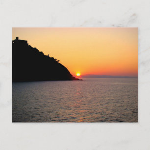 Sunset in Donostia - San Sebastian Briefkaart