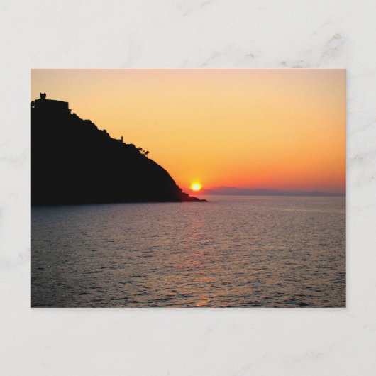 Sunset in Donostia - San Sebastian Briefkaart (Voorkant)