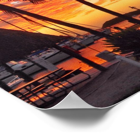 Sunset in Florida Keys Poster (Hoek)