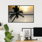 Sunset in Florida Keys Poster (Thuiskantoor)