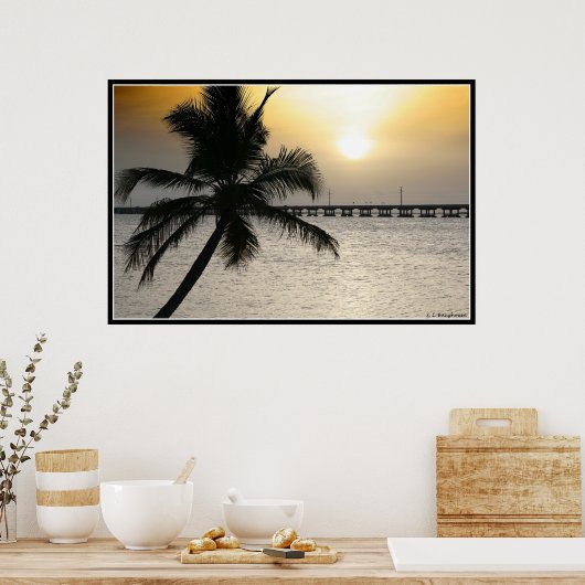 Sunset in Florida Keys Poster (Keuken)