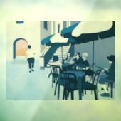 Sunset in Frankrijk Raamsticker (Vel 3)