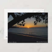 Sunset in Granada Briefkaart (Voorkant / Achterkant)