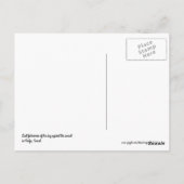 Sunset in Haifa, Israël Briefkaart (Achterkant)