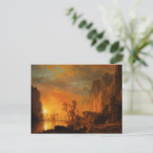 Sunset in het Briefkaart Rockies (Staand voorkant)