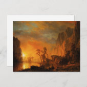 Sunset in het Briefkaart Rockies (Voorkant / Achterkant)