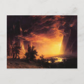 Sunset in het Briefkaart van de Yosemite-vallei (Voorkant)