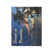 Sunset in het Notitieblok Paradise (Linkerzijde)