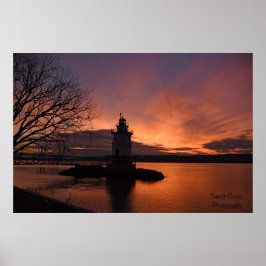 Sunset in het Poster van Tarrytown
